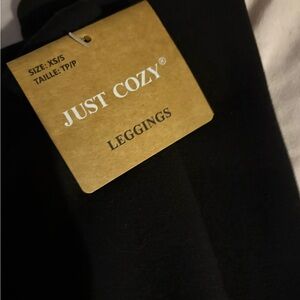 Just Cozy Black Leggings